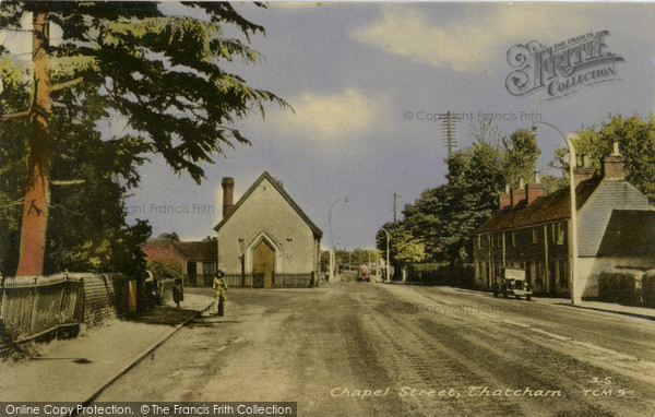 Photo of Thatcham, Chapel Street c.1955