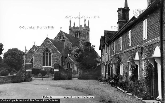 Photo of Thatcham, Church Gate c.1960