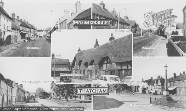 Photo of Thatcham, Composite c.1960