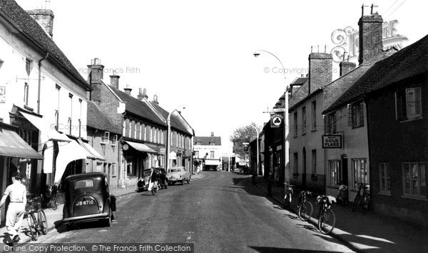 Photo of Thatcham, High Street c.1955