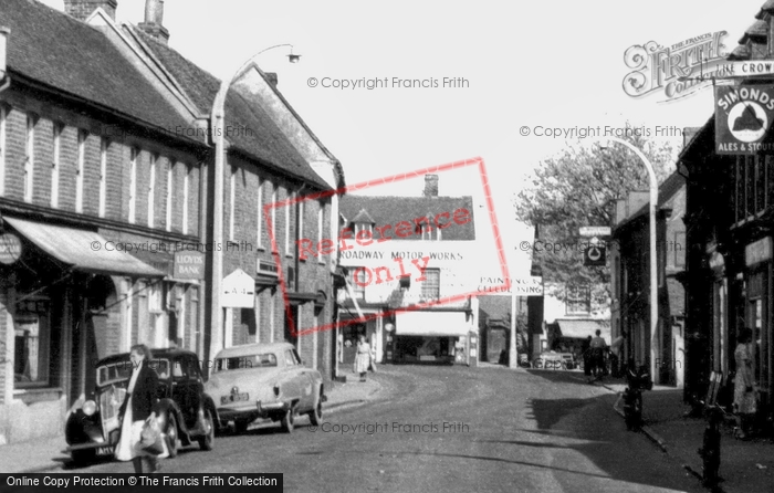 Photo of Thatcham, High Street c.1955