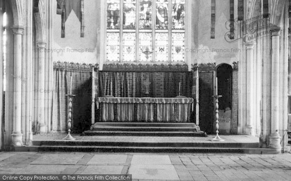 Photo of Thaxted, Church Altar c.1950