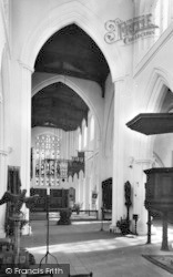 Church, Chancel And Pulpit c.1955, Thaxted