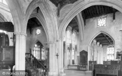 Church Interior c.1950, Thaxted