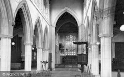 Church Interior c.1950, Thaxted