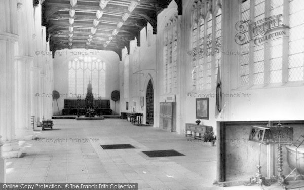 Photo of Thaxted, Church Interior c.1955