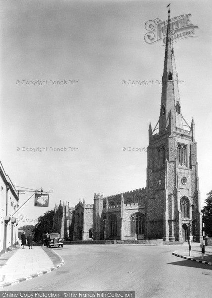 Photo of Thaxted, Church Of St John The Baptist c.1950