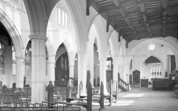 Photo of Thaxted, Church, South Aisle c.1950