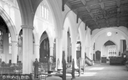 Church, South Aisle c.1950, Thaxted