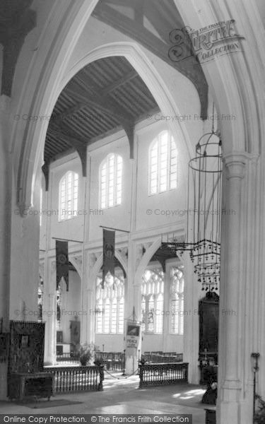 Photo of Thaxted, Church, St Joan Shrine And Lady Chapel c.1955