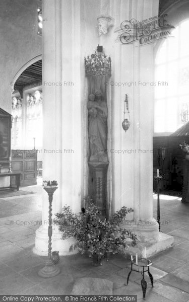 Photo of Thaxted, Church, The Madonna And Child c.1955