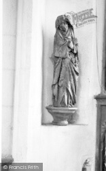 Parish Church, 13th Century Carved Statue c.1950, Thaxted