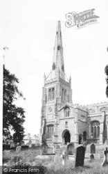 Parish Church c.1955, Thaxted