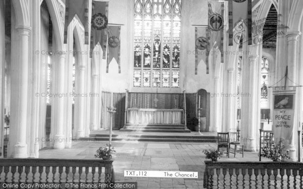 Photo of Thaxted, Parish Church Chancel c.1960