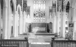 Parish Church Chancel c.1960, Thaxted