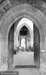 Parish Church Interior c.1950, Thaxted