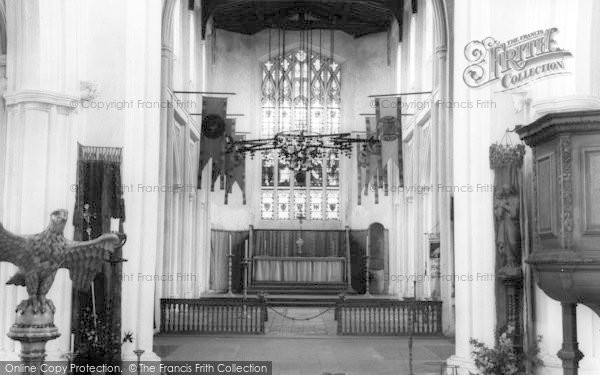 Photo of Thaxted, Parish Church Interior c.1960