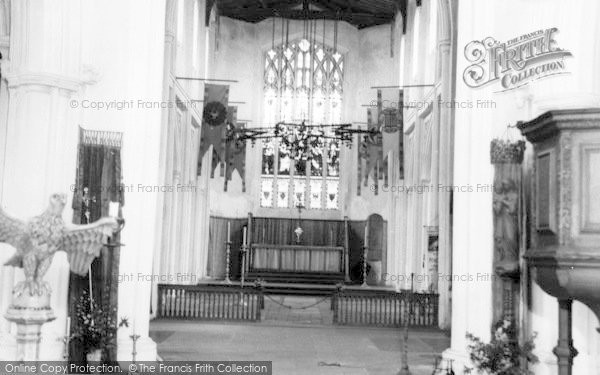 Photo of Thaxted, Parish Church Interior c.1960
