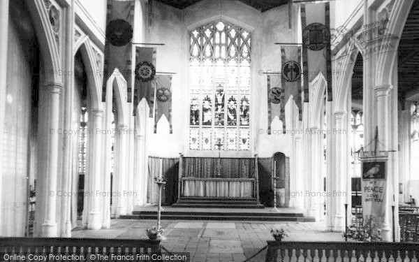 Photo of Thaxted, Parish Church Interior c.1960
