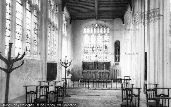 Photo of Thaxted, Parish Church Interior c.1960
