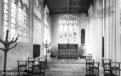 Parish Church Interior c.1960, Thaxted