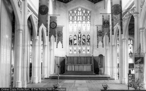 Photo of Thaxted, Parish Church Interior c.1960