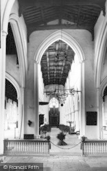 Parish Church Nave c.1955, Thaxted
