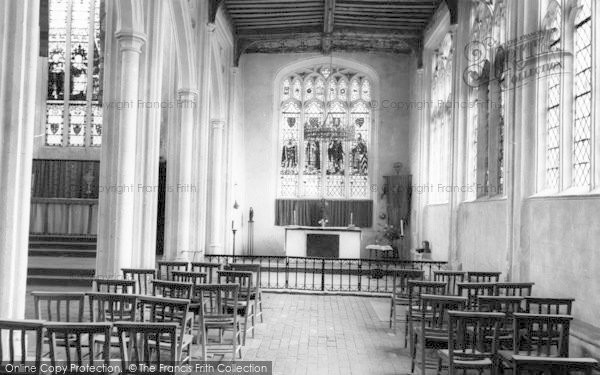 Photo of Thaxted, Parish Church Nave c.1960