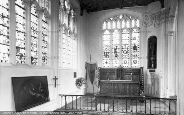 Photo of Thaxted, Parish Church, St Thomas Of Canterbury And Blessed Sacrement Chapel c.1955