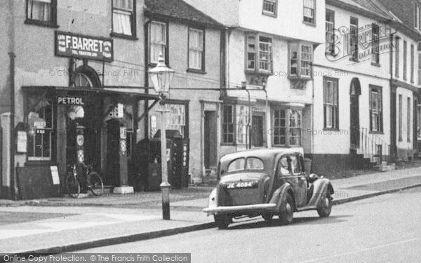 Photo of Thaxted, Service Station In Town Street c.1950