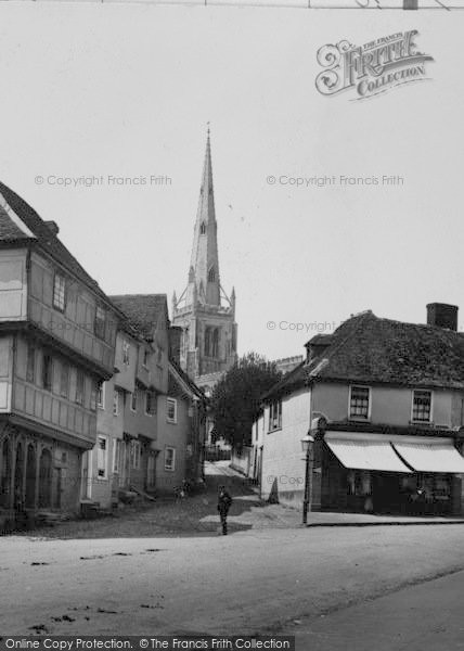 Photo of Thaxted, Stoney Lane From Town Street 1906