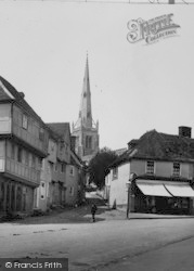 Stoney Lane From Town Street 1906, Thaxted