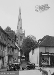 Stoney Lane From Town Street c.1950, Thaxted