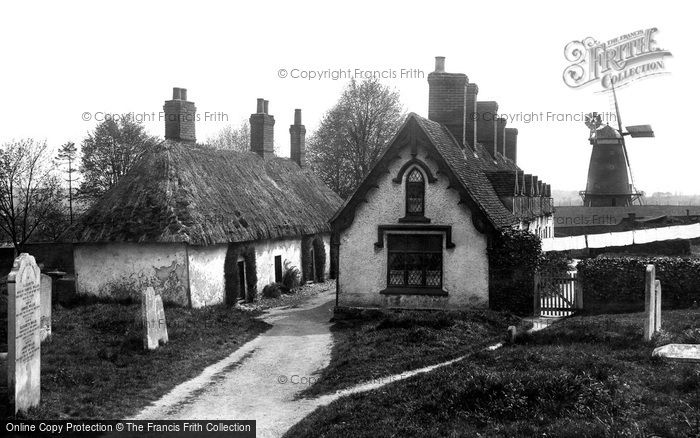 Photo of Thaxted, The Almshouses 1906