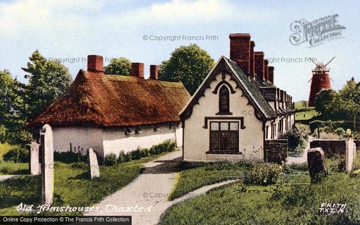 Photo of Thaxted, The Almshouses And Windmill c.1950