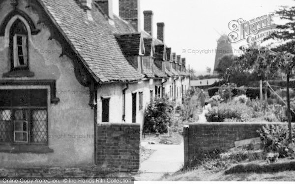 Photo of Thaxted, The Almshouses c.1950