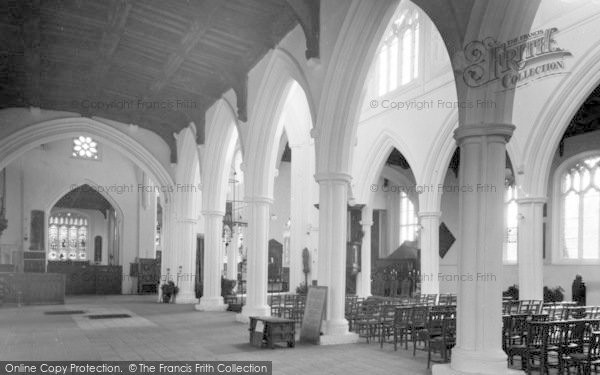 Photo of Thaxted, The Church Interior c.1950