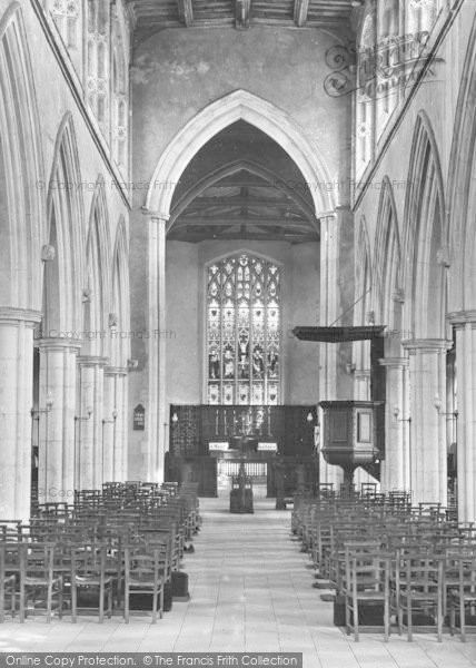 Photo of Thaxted, The Church, Nave 1906
