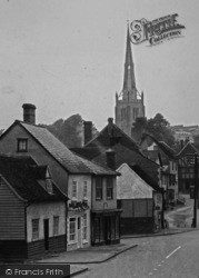 The Town From Mill End c.1950, Thaxted