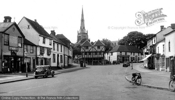 Photo of Thaxted, Town Street c.1950