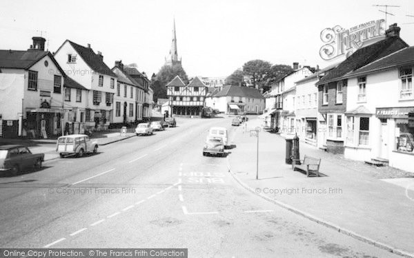 Photo of Thaxted, Town Street c.1965