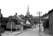 Town Street From Mill End c.1950, Thaxted