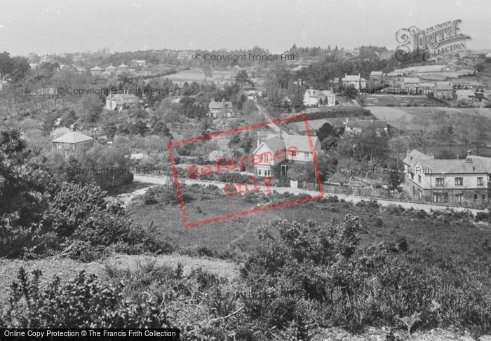Photo of The Bourne, From Burnt Hill 1924
