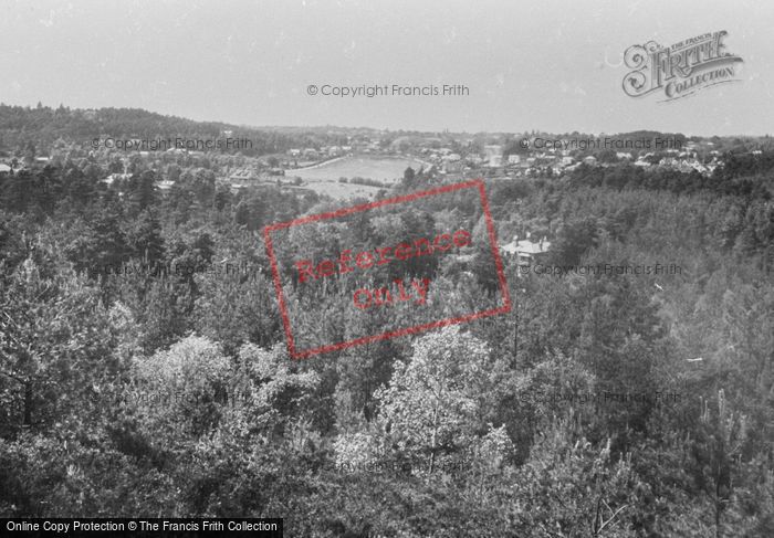 Photo of The Bourne, From Gong Hill 1936