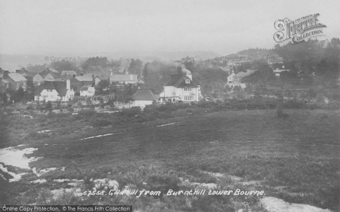 Photo of The Bourne, Gold Hill From Burnt Hill 1914