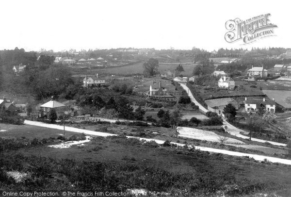 Photo of The Bourne, Middle Bourne From Burnt Hill 1909