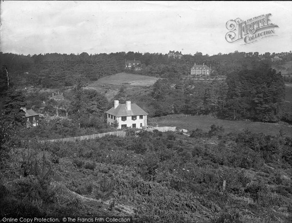 Photo of The Bourne, View From Lodge Hill 1924