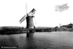 The Broads, A Mill On The Bure c.1931, The Norfolk Broads