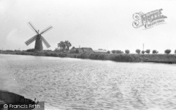 The Broads, A Windmill c.1950, The Norfolk Broads