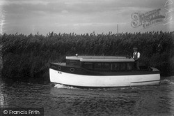 The Broads, Cirrus, Johnson's Boats c.1933, The Norfolk Broads